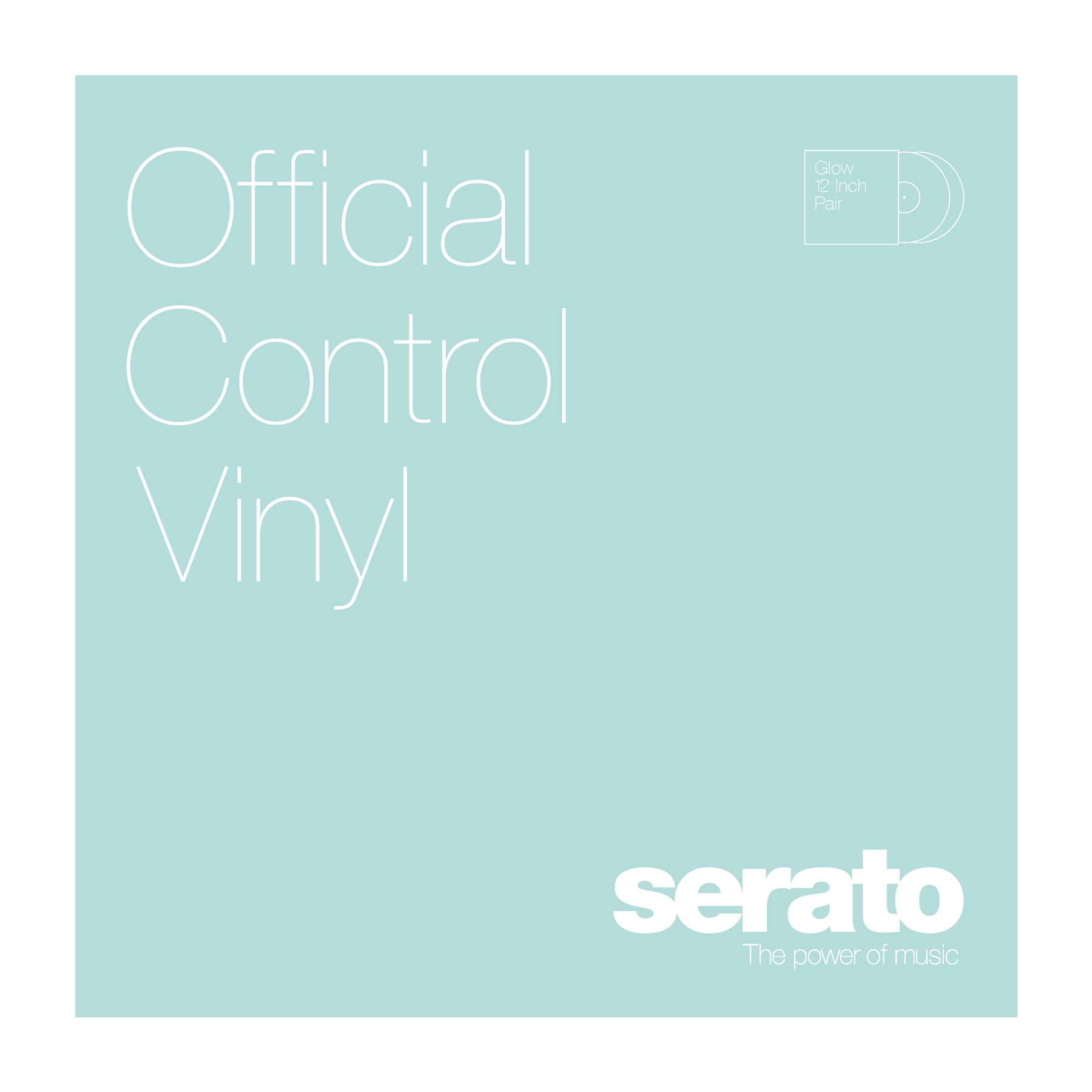 Serato 12" Control Vinyl Performance Series (Пара) - Glow in the Dark по цене 5 280.00 ₽