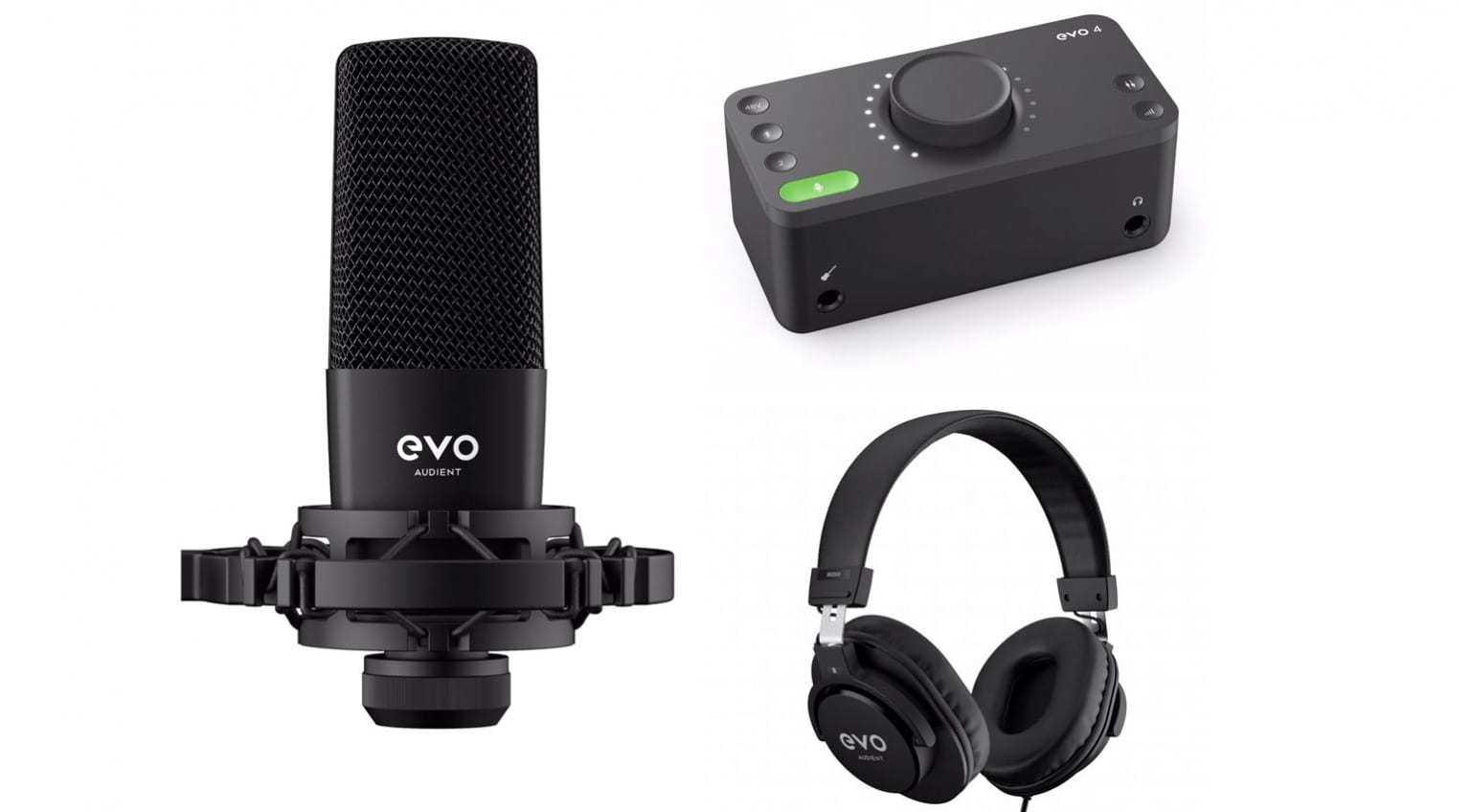 Audient EVO Start Recording Bundle по цене 17 100 ₽