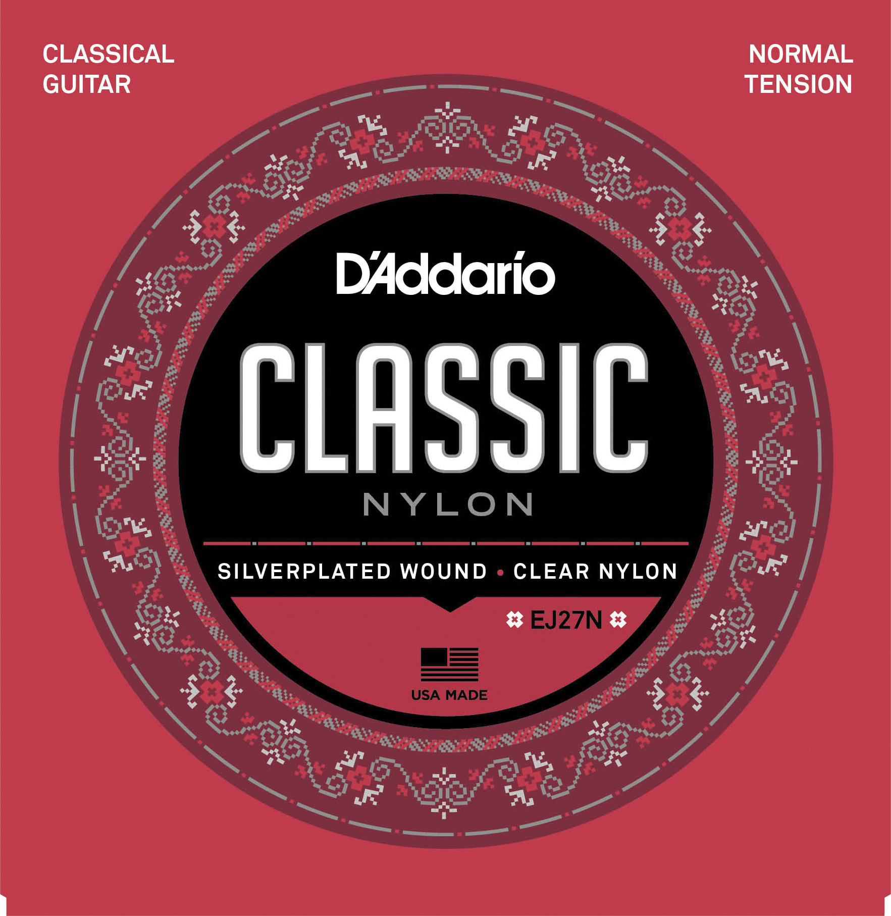 D'Addario EJ27N Student Nylon Normal Tension по цене 760.00 ₽