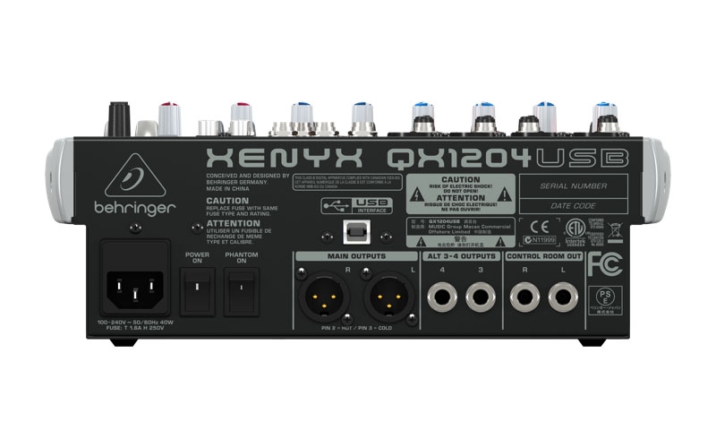Behringer XENYX QX1204USB по цене 21 990 ₽