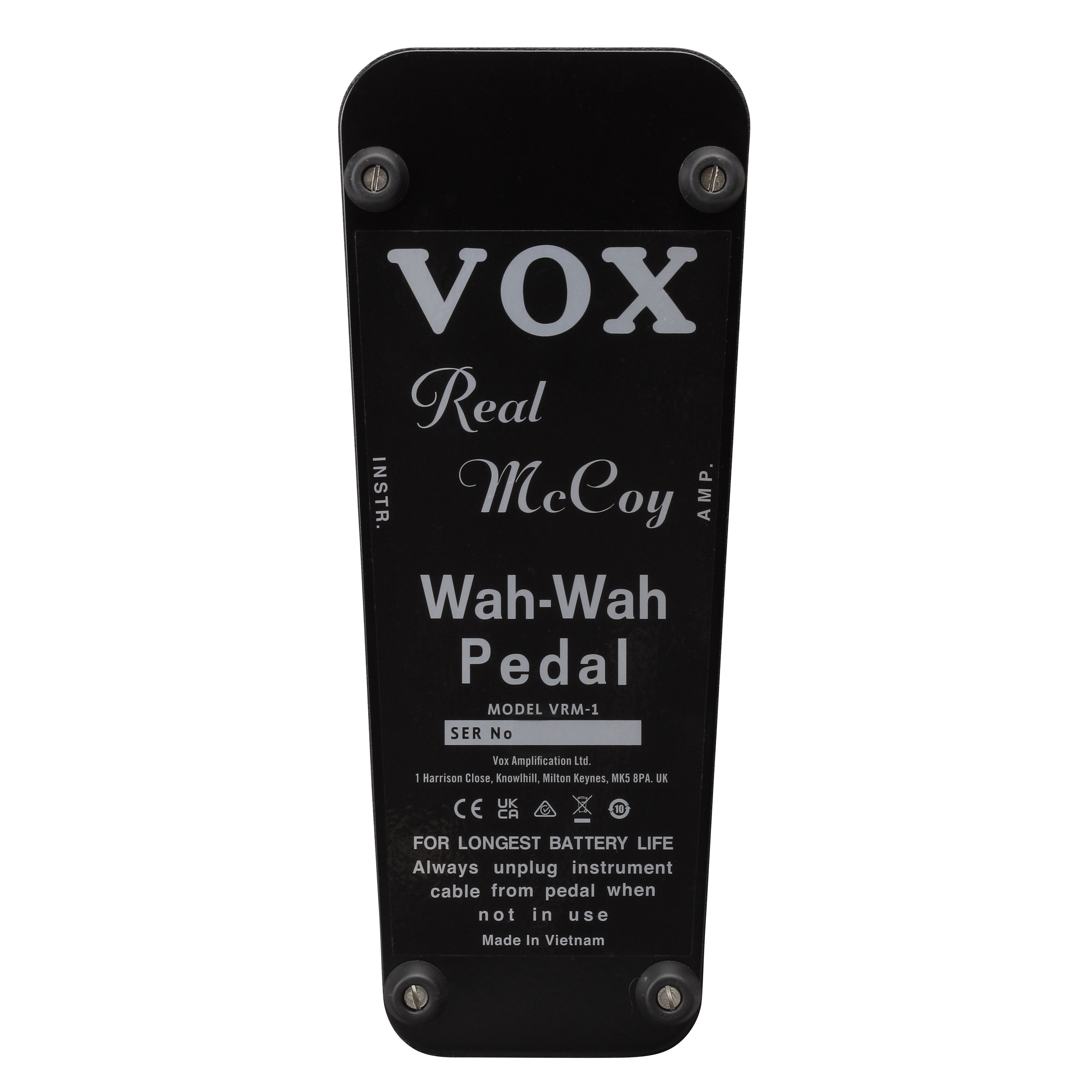 Vox Real MCCOY Wah по цене 40 000 ₽