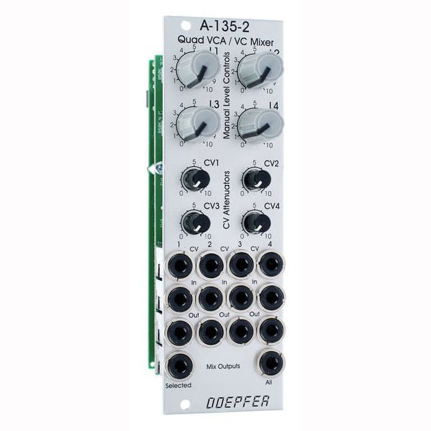 Doepfer A-135-2 Quad VCA / Voltage Controlled Mixer по цене 11 100 ₽