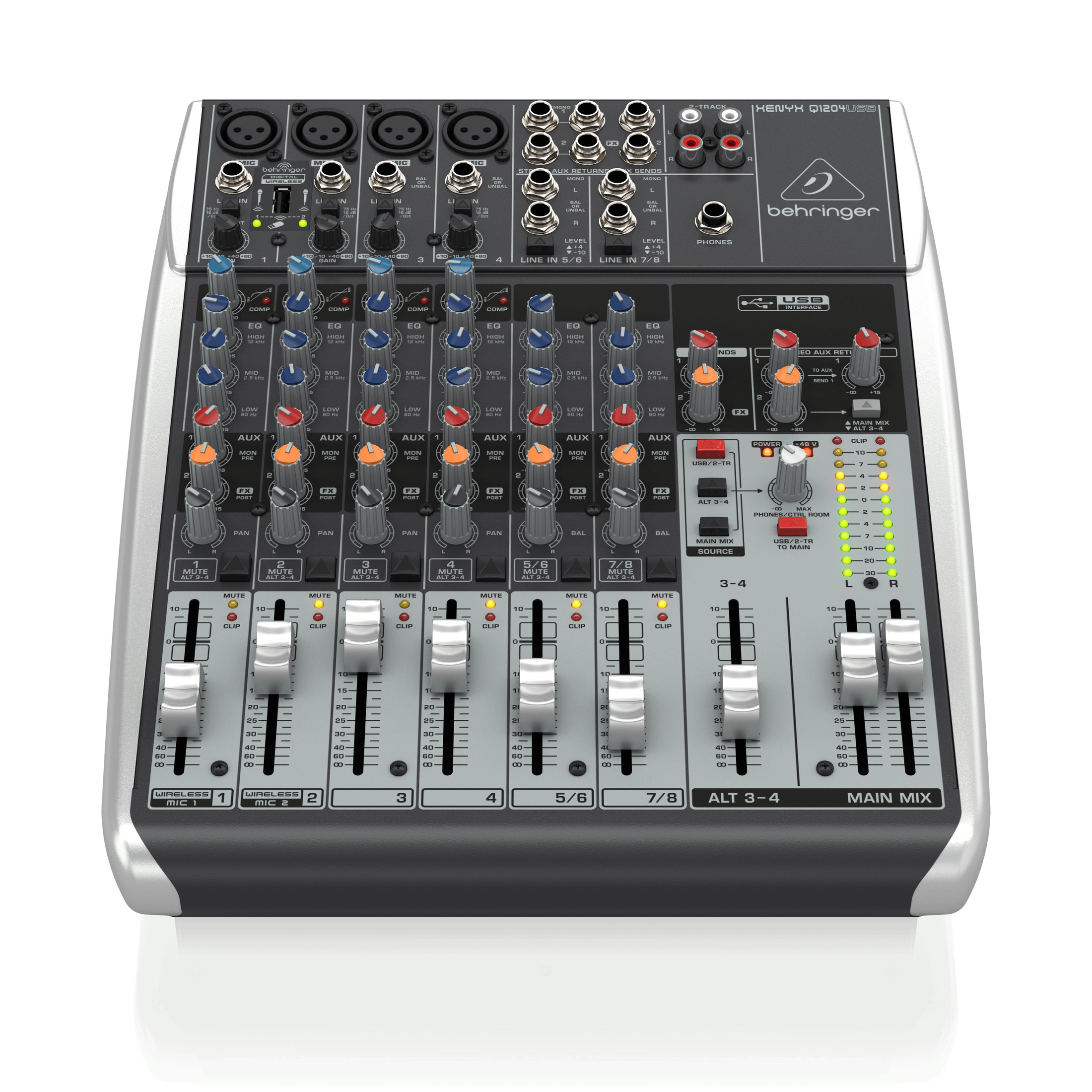 Behringer XENYX Q1204USB по цене 18 450 ₽