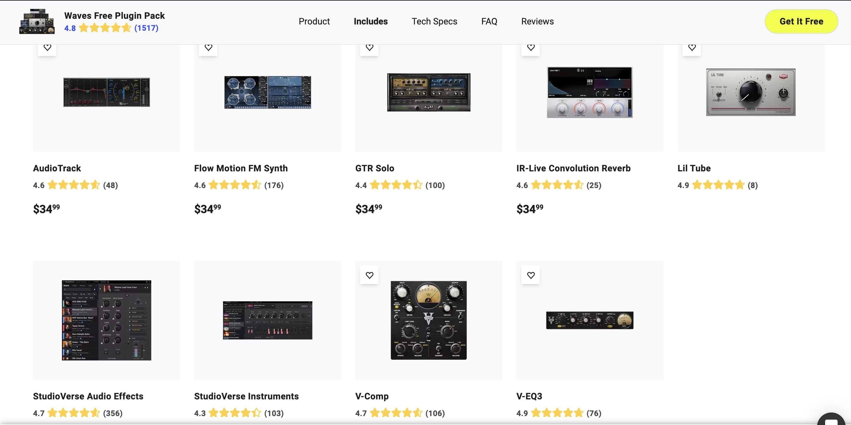 Waves Free Plugin Pack