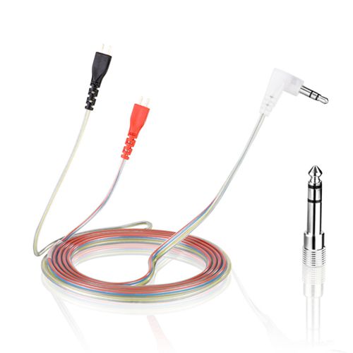 ZOMO replacement cable for Sennheiser HD 25 transparent 1,5m сменный прямой кабель по цене 3 187.50 ₽