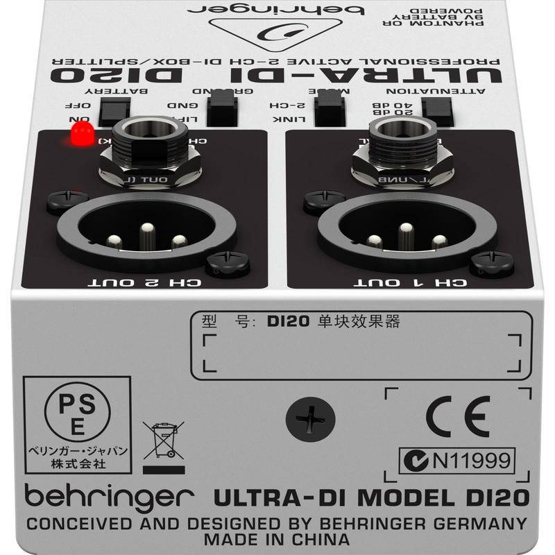 Behringer ULTRA-DI DI20 по цене 3 340 ₽