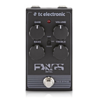 TC Electronic Fangs Metal Distortion - Управление педалью достаточно простое: Gain регулирует количество драйва Volume управляет выходным уровнем Bass для настройки низов Treble для идеального количества максимумов и 3-х позиционный селектор средних частот (Raw/Fat/Scoop).<br>
<br>
 Особенности и спецификация:<br>
<br>
 Ультраплотные звуки с хайгейновым дисторшн, идеально подходят для метал-гитаристов<br>
 Супержесткий отклик<br>
 Универсальное управление средними частотами<br>
 True Bypass обеспечивает максимальную целостность сигнала<br>
 Металлический корпус, "Построен-как-танк" <br>
Питание от батареи 9 В или от блока питания TC Electronic... TC Electronic Fangs Metal Distortion по цене 4 150 ₽