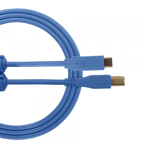 UDG Ultimate Audio Cable USB 2.0 C-B Light Blue Straight 1.5m по цене 1 641.25 ₽