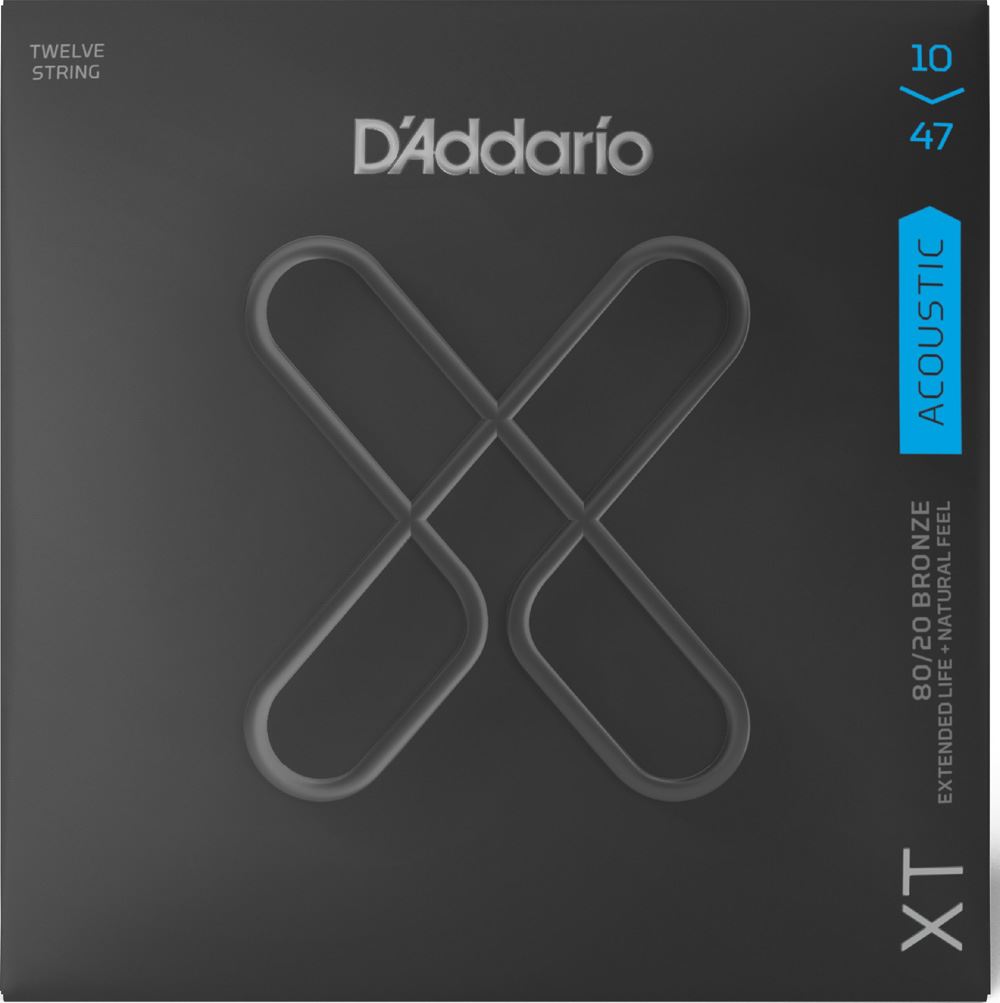 D'Addario XTABR1047-12 SET ACOUS XT 80/20 12-STRING по цене 1&nbsp;770 ₽