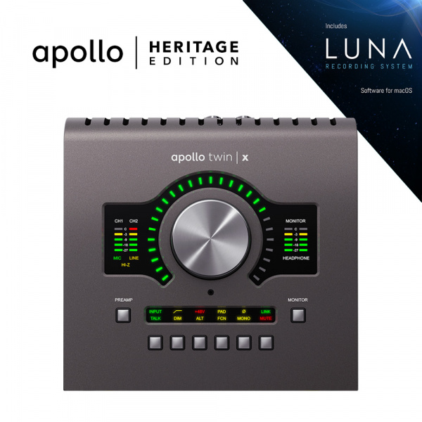 Universal Audio Apollo Twin X Duo Heritage Edition по цене 113 330 ₽
