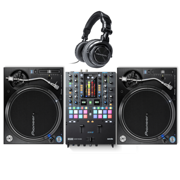 Комплект Pioneer PLX-1000 х2 + Denon DJ HP1100 + Rane Seventy-Two MK2 по цене 465 278 ₽