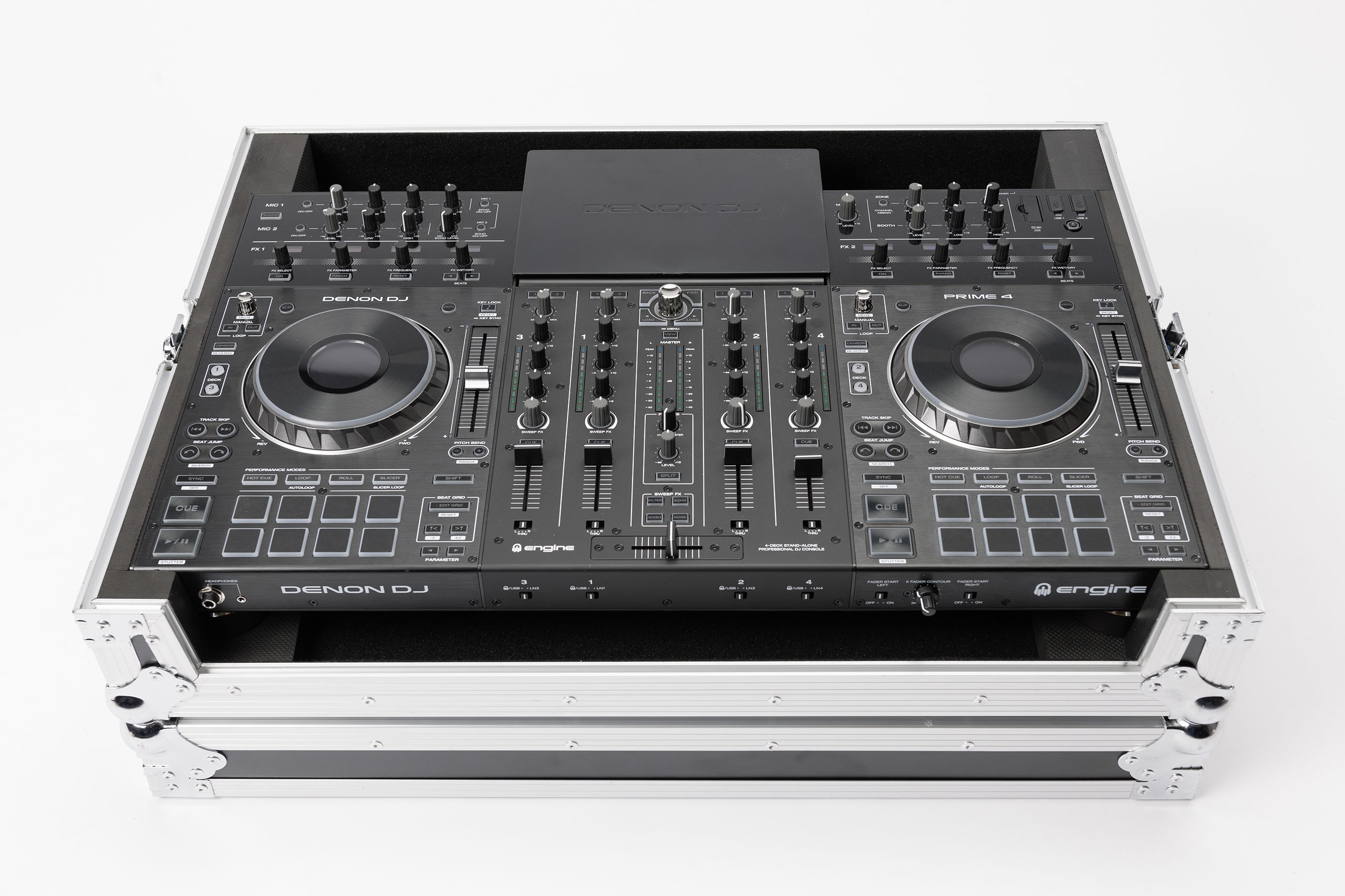Magma DJ-Controller Case Prime 4 black/silver по цене 26 640 ₽