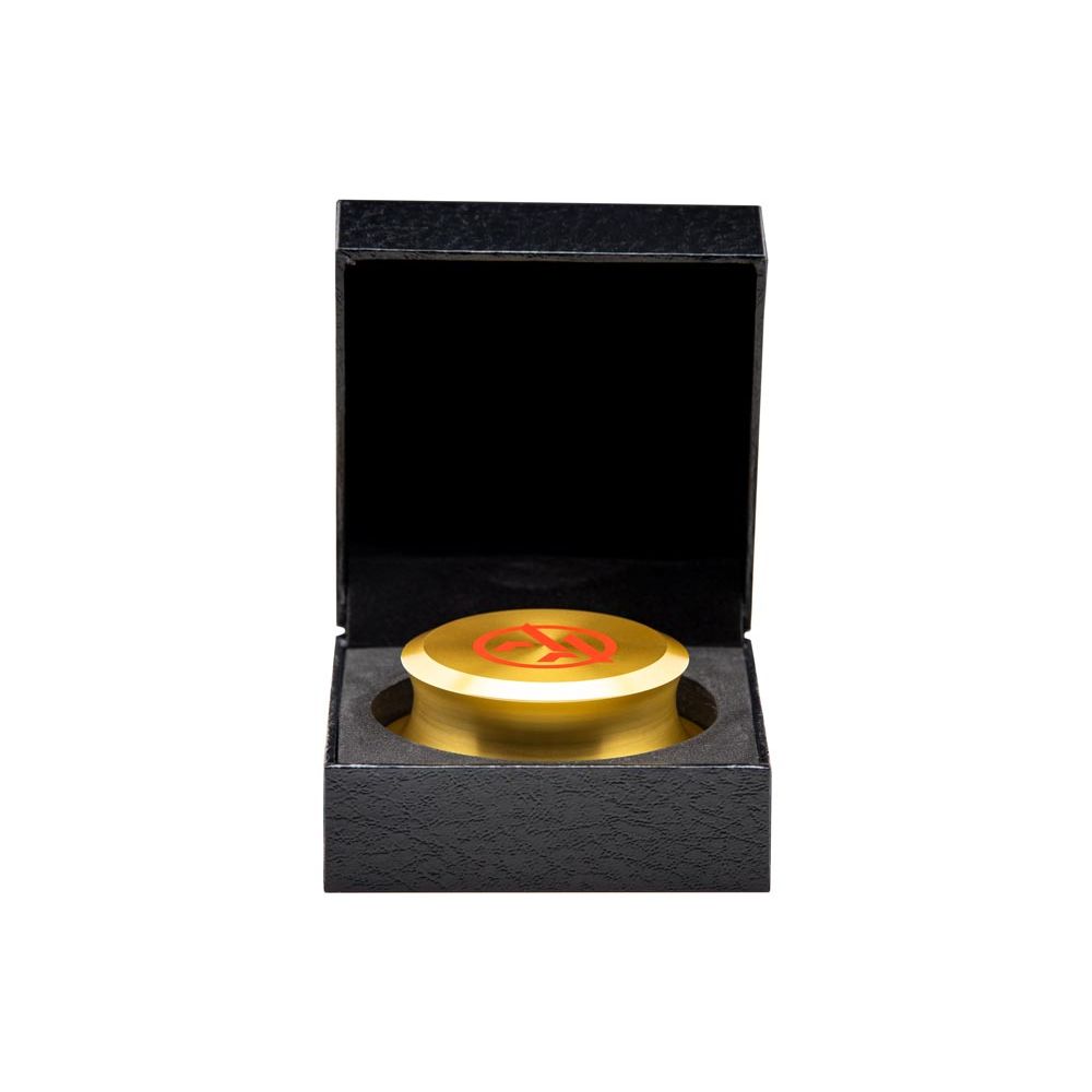 Audio Anatomy Алюминиевый прижим для пластинок (416 гр), Gold по цене 5 100 ₽