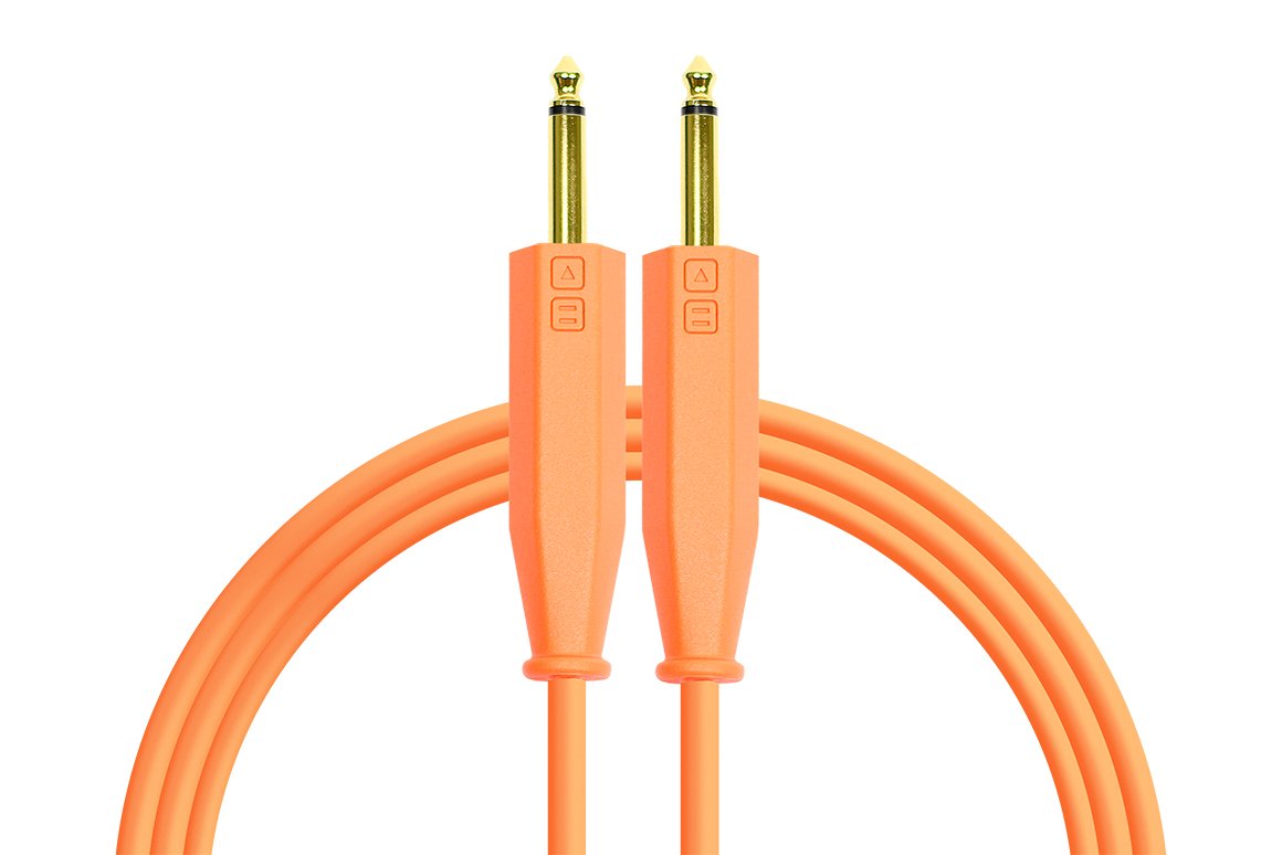 DJTT Chroma Cables Audio 1/4 - RCA Neon Orange по цене 2 870 ₽