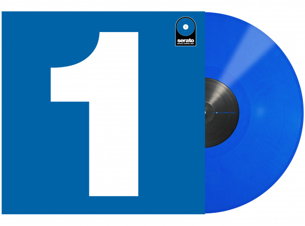 Serato 12" Control Vinyl Performance Series (одна штука) - Blue по цене 2 750 ₽