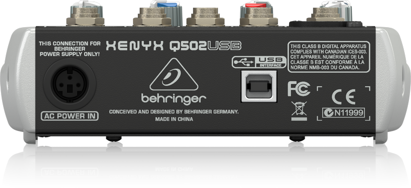 Behringer XENYX Q502USB по цене 6 690 ₽