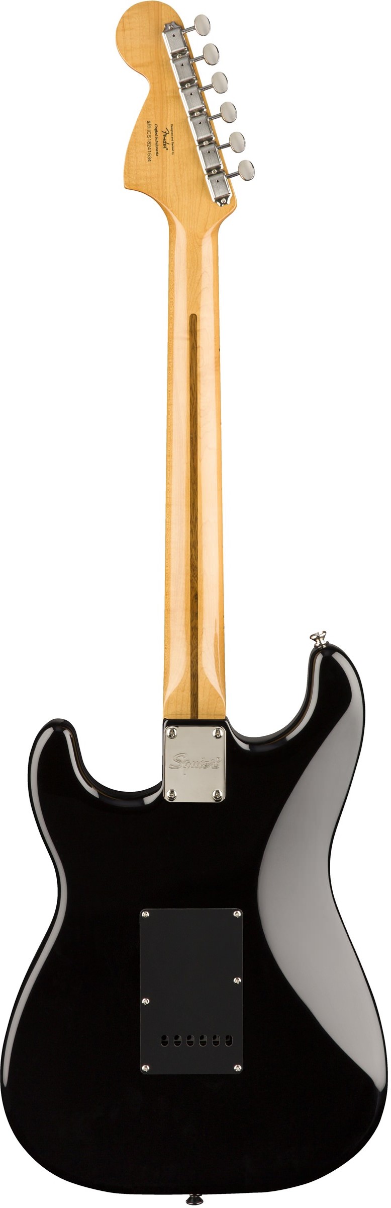 Fender Squier Classic Vibe 70s Strat HSS MN BLK по цене 90 000 ₽