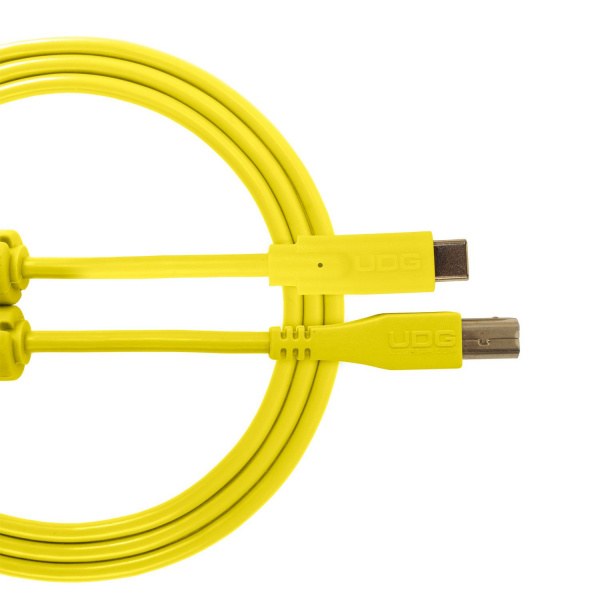 UDG Ultimate Audio Cable USB 2.0 C-B Yellow Straight 1.5m по цене 1 641.25 ₽