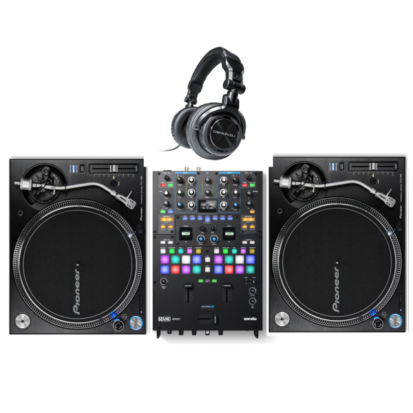 Комплект Pioneer PLX-1000 х2 + Denon DJ HP1100 + Rane Seventy по цене 415 886 ₽