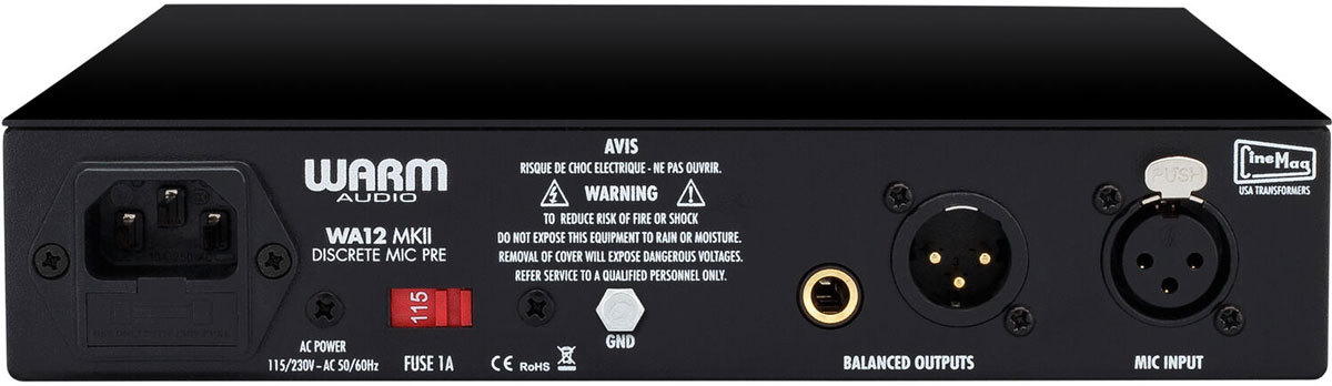 Warm Audio WA12 MK2 Black по цене 40 810 ₽