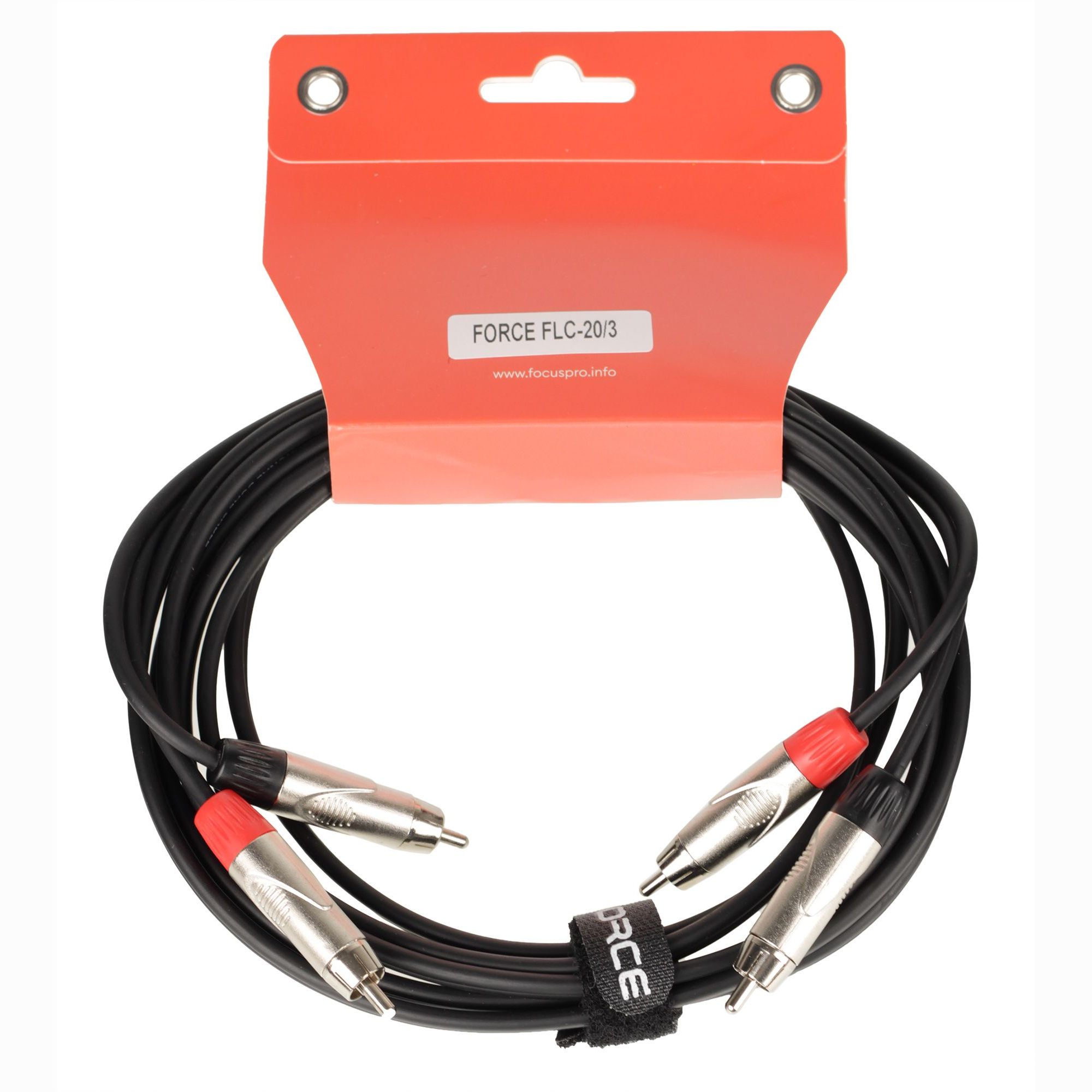 FORCE FLC-20/3 Кабель 2 x RCA-2 x RCA по цене 600 ₽