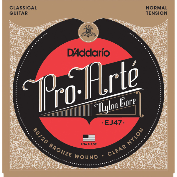 D'Addario EJ47 80/20 Bronze Pro-Arte Nylon, Normal Tension по цене 1 040.00 ₽