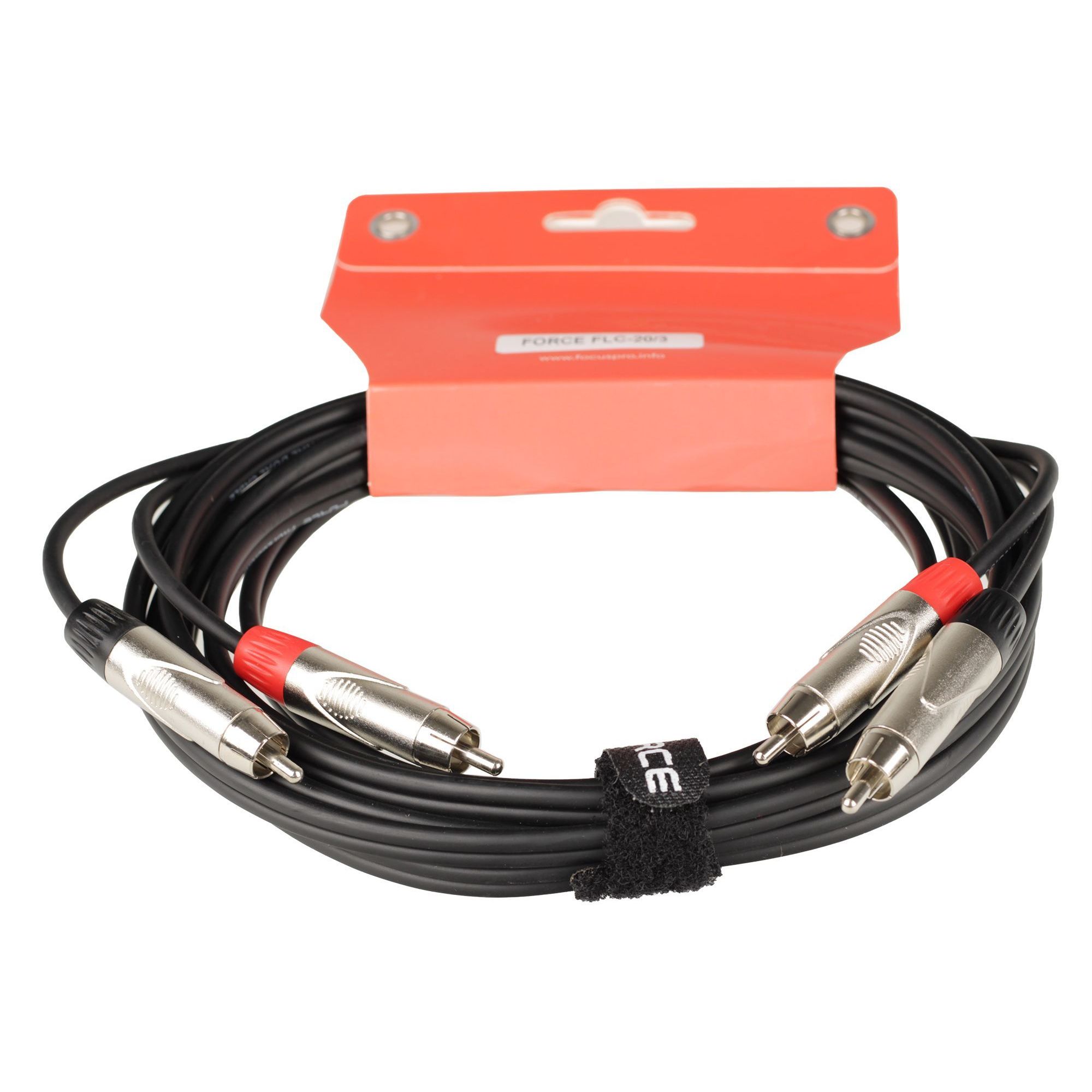 FORCE FLC-20/3 Кабель 2 x RCA-2 x RCA по цене 600 ₽