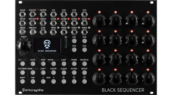Erica Synths Black Sequencer по цене 79 770.00 ₽