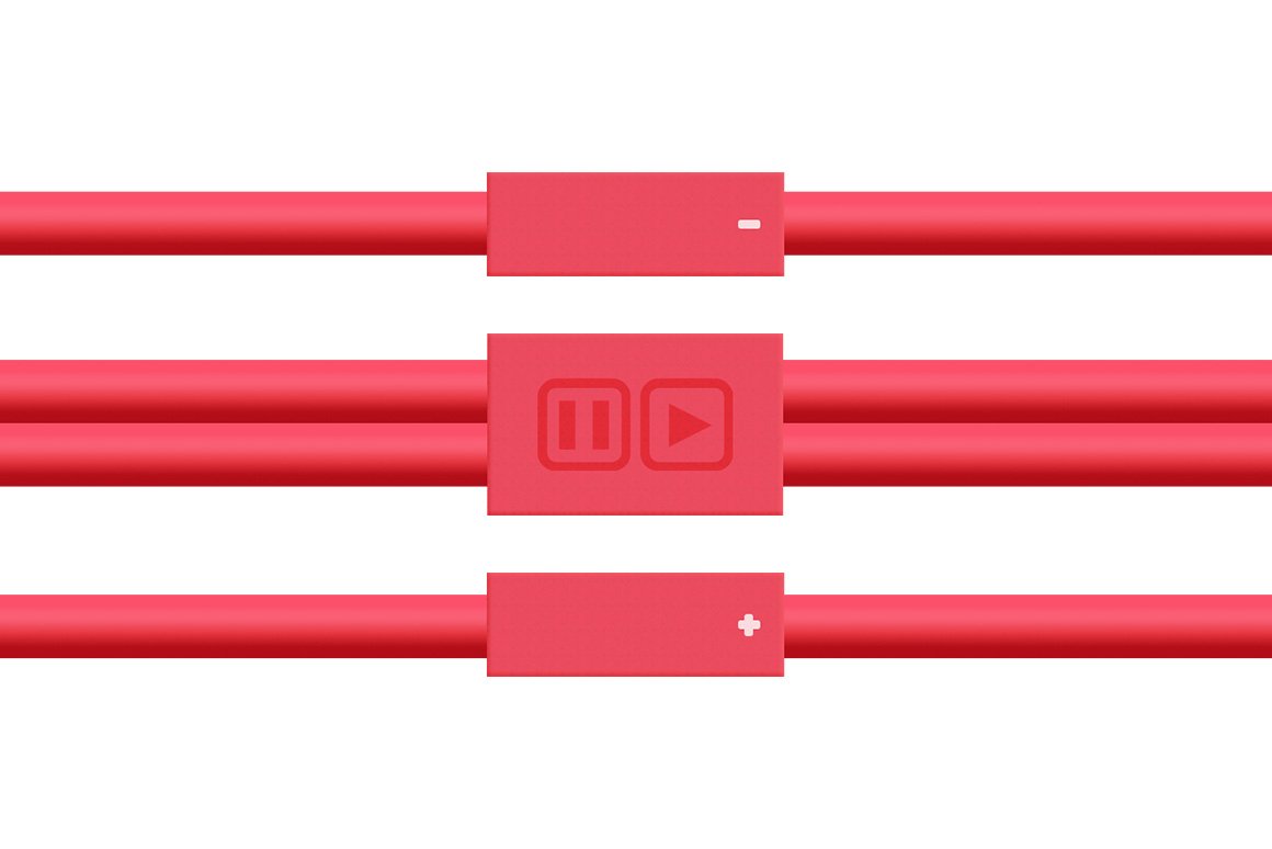 DJTT Chroma Cables Audio RCA - RCA Red по цене 2 870 ₽