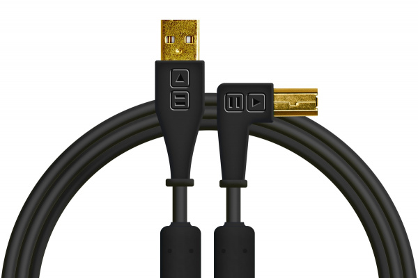DJTT Chroma Cables USB Black (Угловой) по цене 2 410 ₽