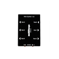 Miditoys Midi Splitter 1x5 BK