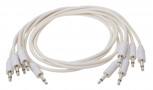 Erica Synths Eurorack Patch Cables 90cm, 5 Pcs White по цене 1 200 ₽