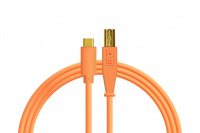 DJTT Chroma Cables USB Type C Neon Orange