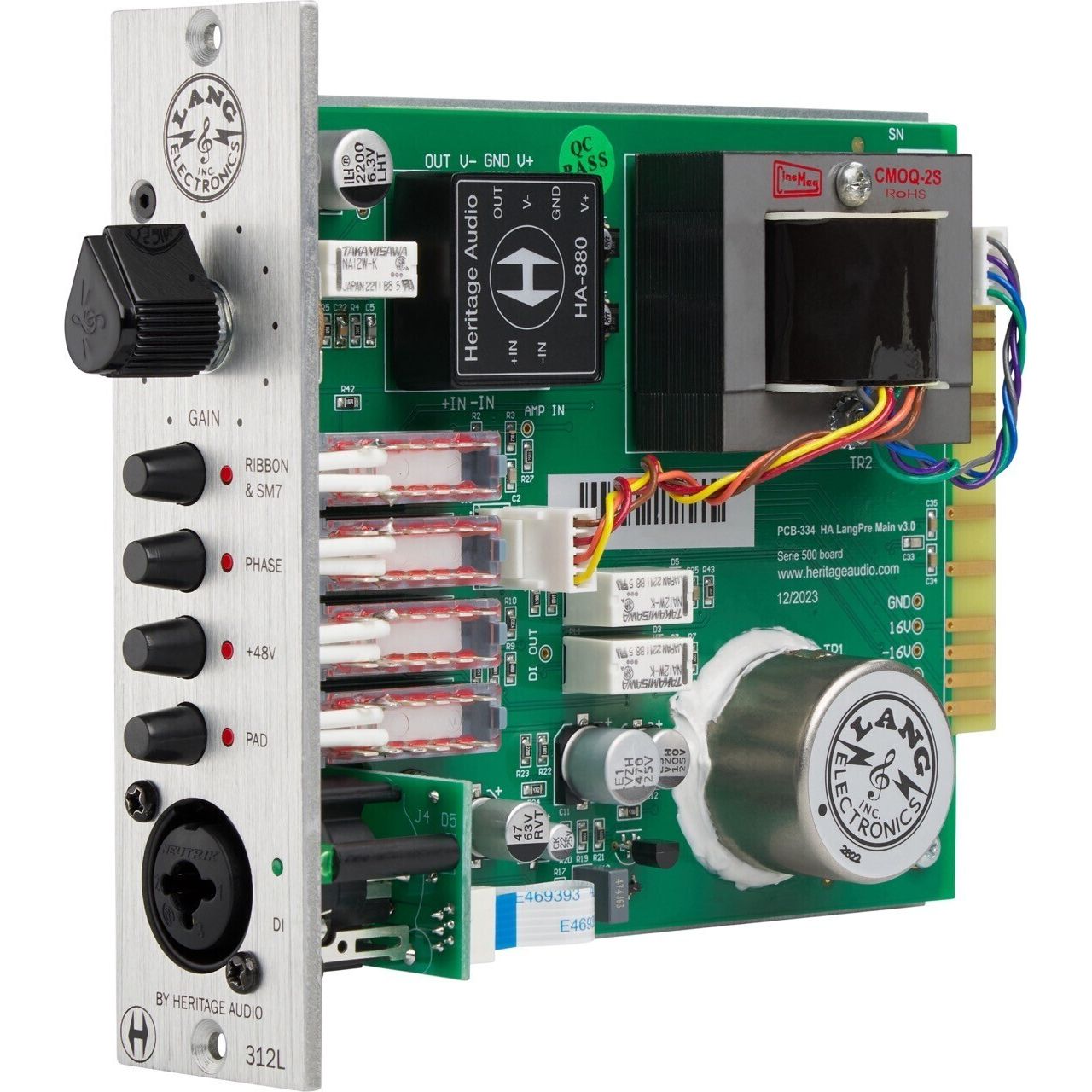 Heritage Audio LANG 312L 500 Series NY Style Preamp по цене 41 800 ₽