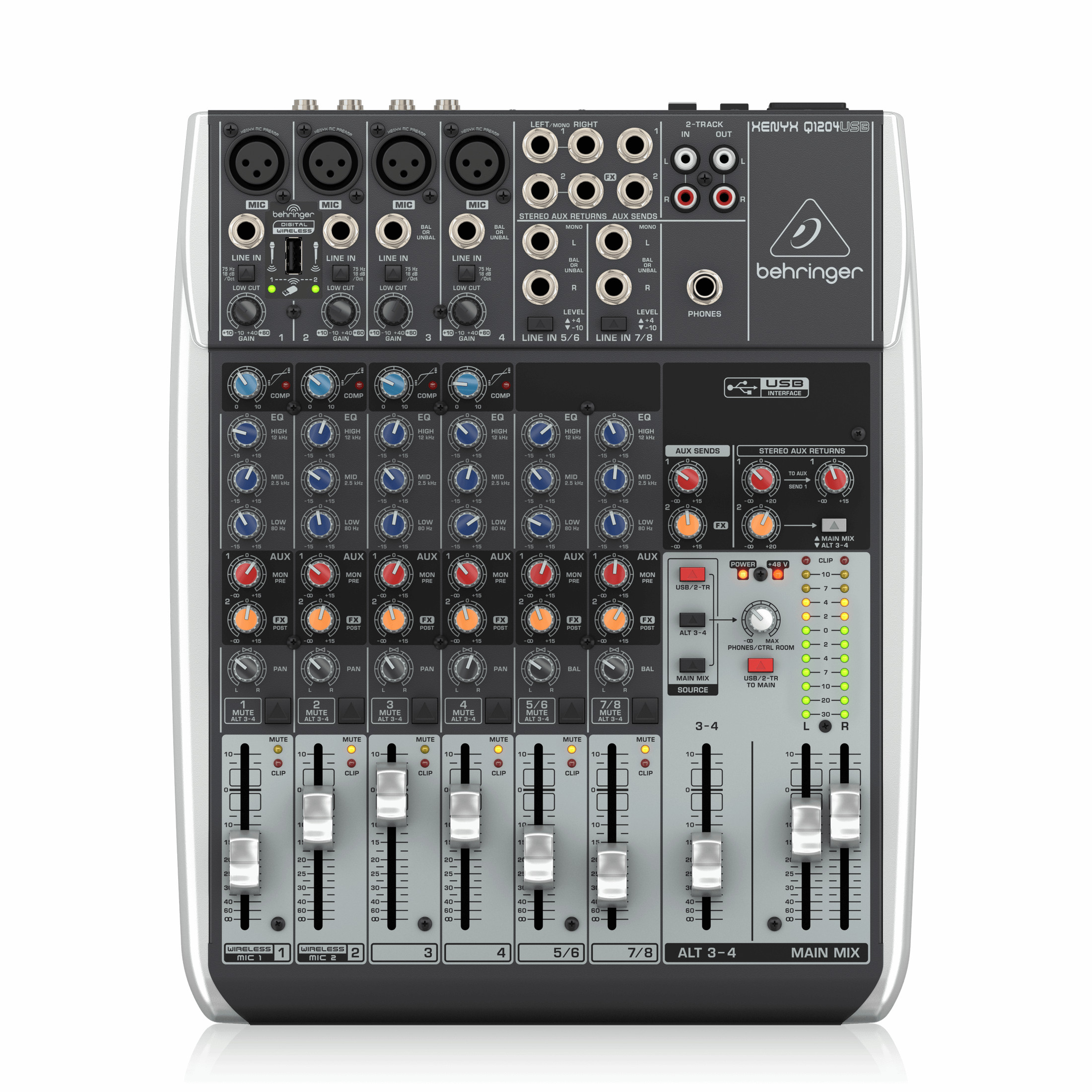 Behringer XENYX Q1204USB по цене 20 650 ₽