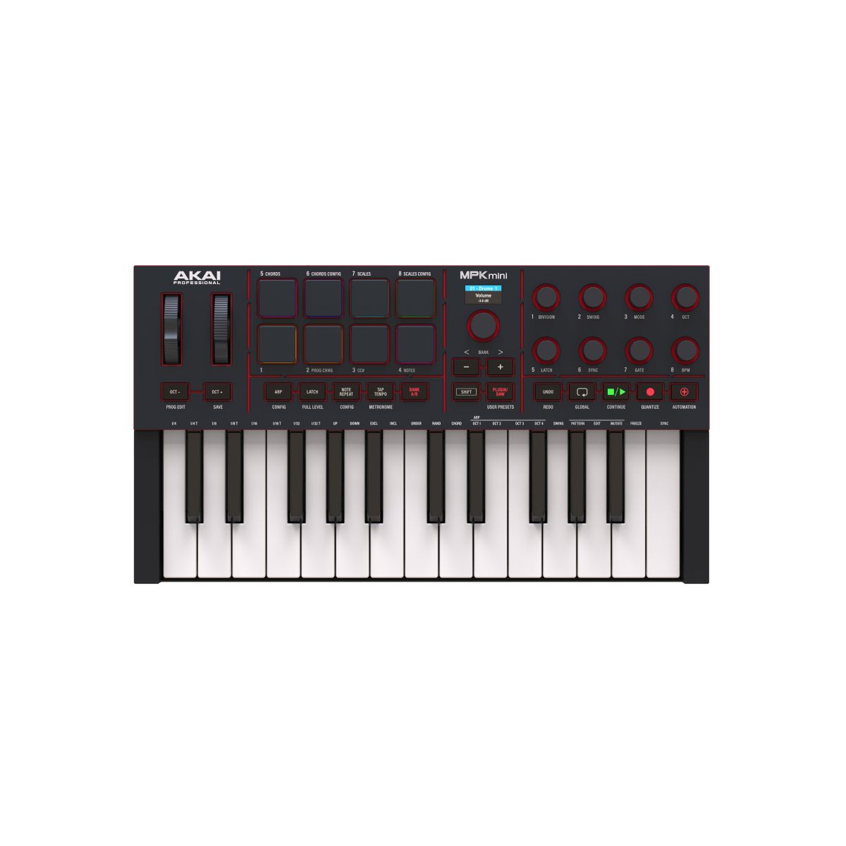 AKAI PRO MPK Mini 4 Black по цене 18 440.00 ₽