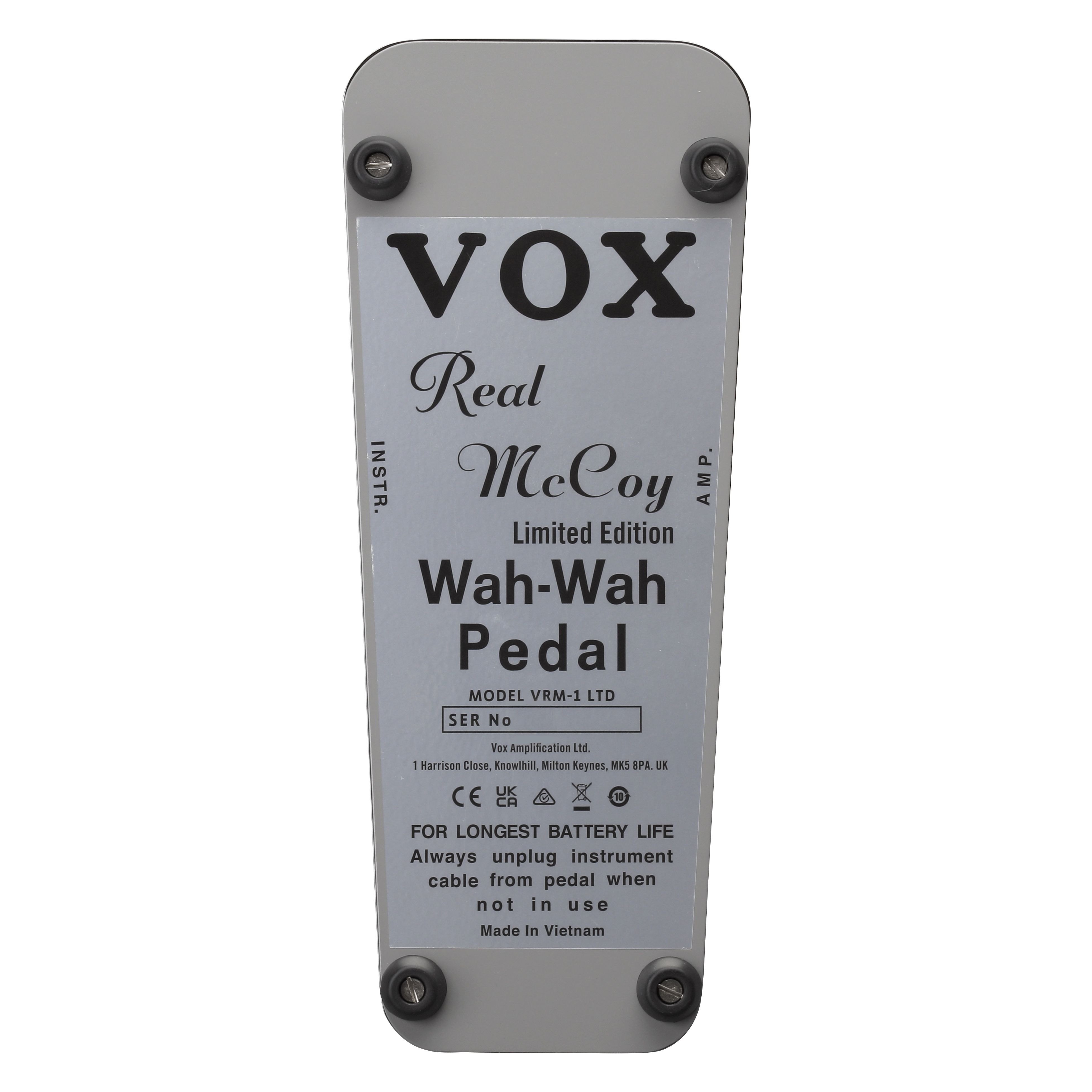 Vox Real MCCOY Wah Limited Edition по цене 44 000 ₽