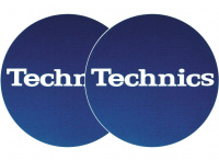 Slipmat-Factory Technics Blue Logo White (пара)
