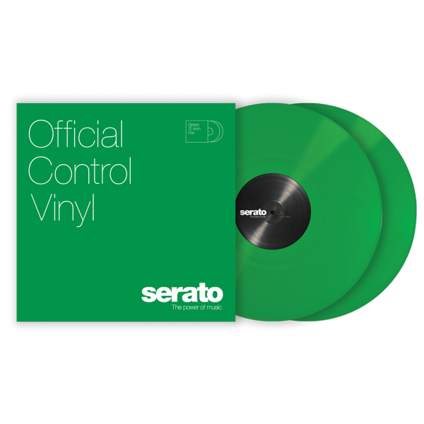 Serato 12" Control Vinyl Performance Series (пара) - Green по цене 4 870 ₽