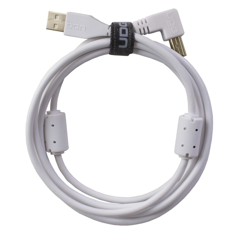 UDG Ultimate Audio Cable USB 2.0 A-B White Angled 1m по цене 940 ₽