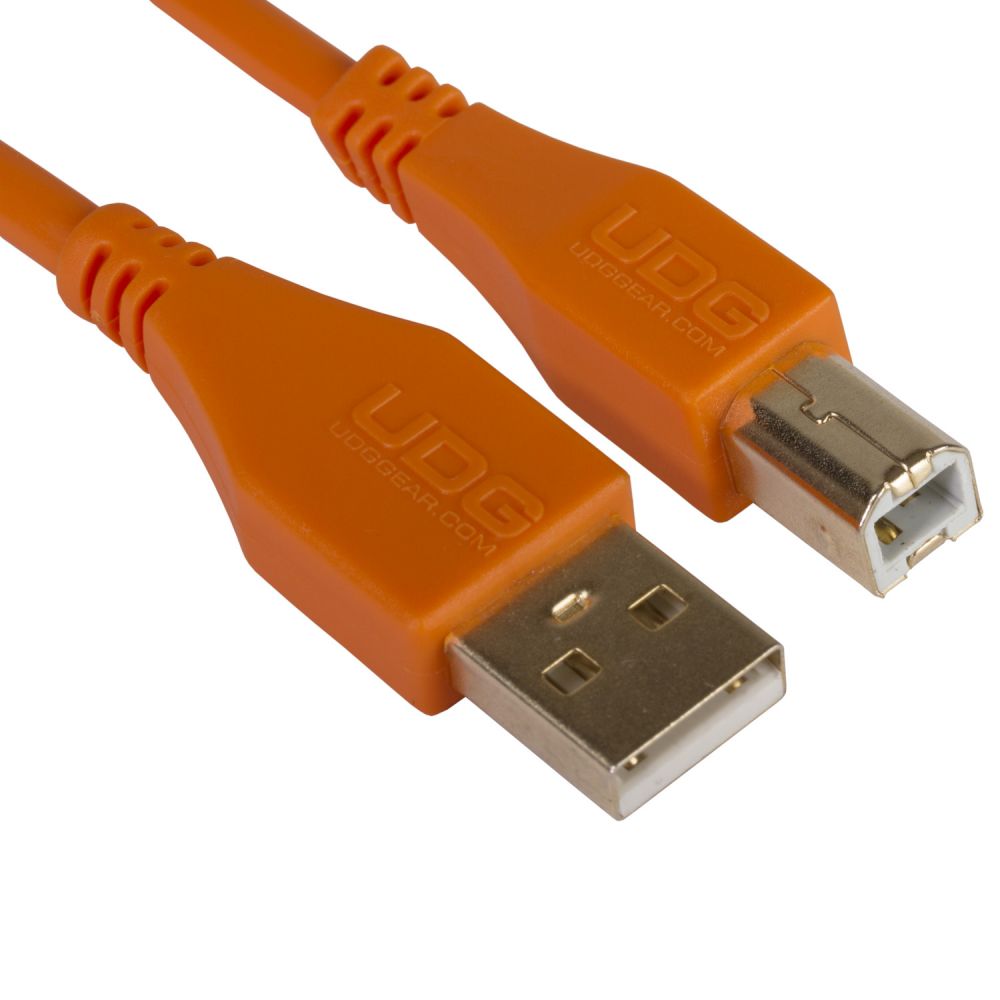 UDG Ultimate Audio Cable USB 2.0 A-B Orange Straight 1 m по цене 1 084.80 ₽
