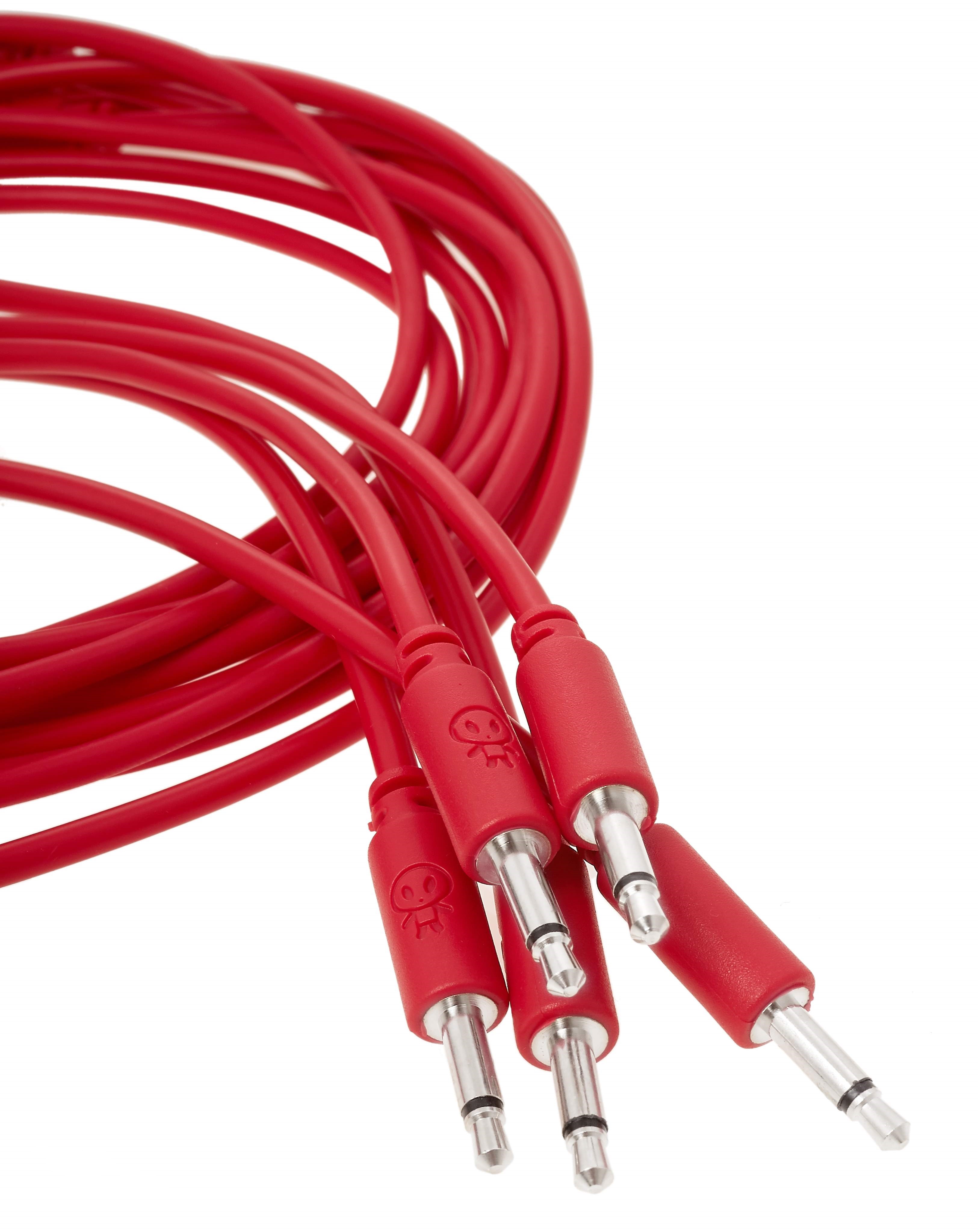 Erica Synths Eurorack Patch Cables 60cm, 5 Pcs Red по цене 1 400 ₽