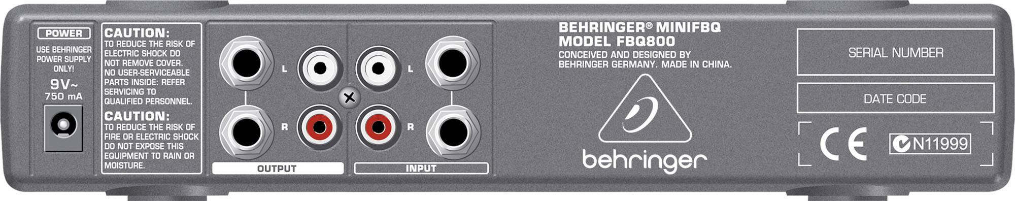 Behringer FBQ800 по цене 5 690 ₽