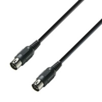 Adam Hall Cables K3 MIDI 0150 BLK - MIDI Cable 1.5 m Black по цене 300 ₽