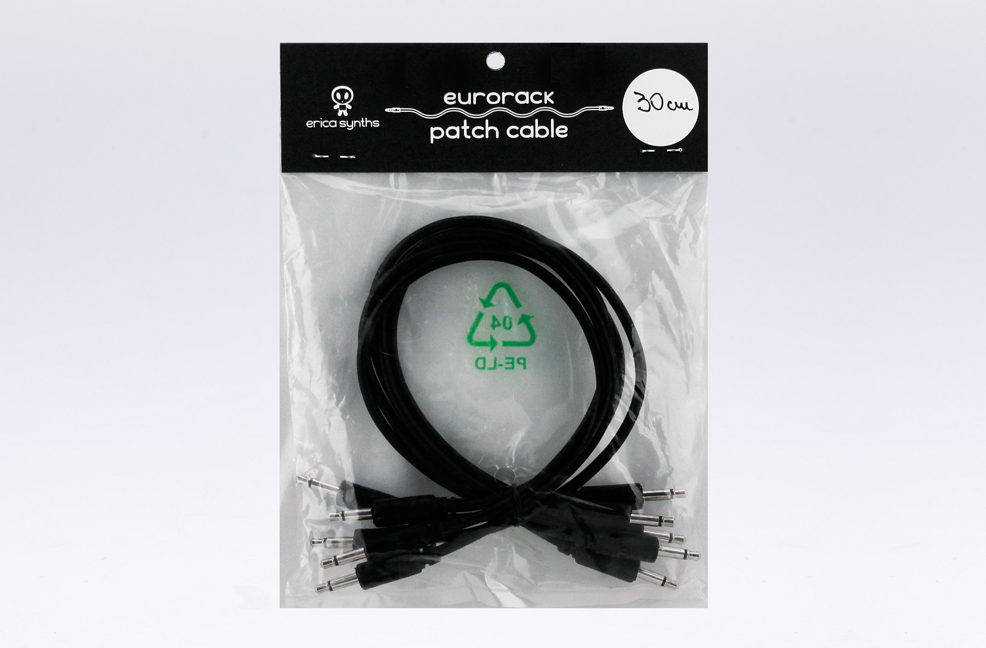 Erica Synths Eurorack Patch Cables 30cm, 5 Pcs Black по цене 1 230 ₽