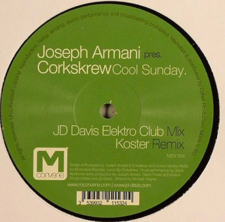 Joseph Armani Pres. Corkskrew - Cool Sunday