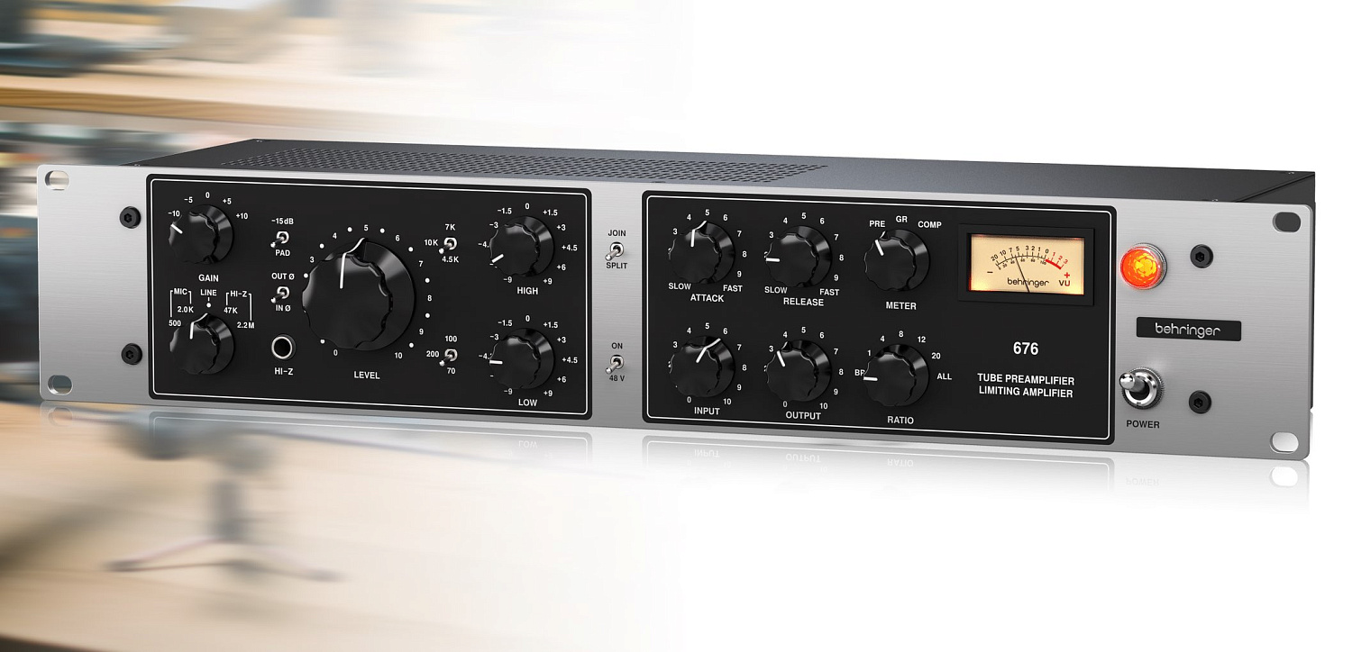 Компания Behringer представила новый девайс студийной обработки звука – Behringer 676