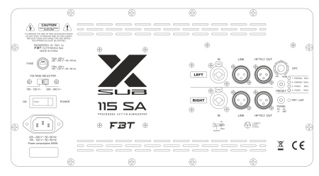 FBT X-SUB 115SA по цене 119 990 ₽