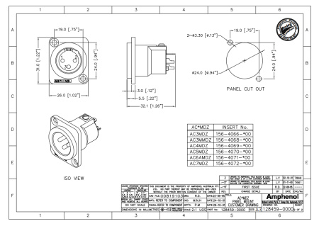 Amphenol AC3MMDZ по цене 450 ₽