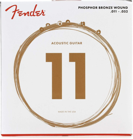 Fender Strings New Acoustic 60Cl Ph0S Bronze 11-52 по цене 1 100.00 ₽